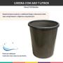 Imagem de Lixo Lixeira Marrcom Escritório Cozinha Banheiro Com Aro