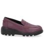 Imagem de Loafer Roxo Salto Plataforma Couro