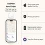 Imagem de Localizador de Chaves CHZHVAN - Compatível com Apple Find My (iOS) - Branco