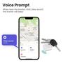 Imagem de Localizador de Chaves Inteligente Gaoducash Bluetooth - Pacote com 3 Unidades (Branco)