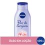 Imagem de Loção Hidratante Nivea Óleos Essenciais Flor de Cerejeira & Óleo de Jojoba 400ml