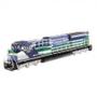 Imagem de Locomotiva Modelismo Escala 187 Azul e Verde - EMD SD70ACeT4 85534