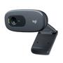 Imagem de Logitech C270 HD Webcam for Education, HD 720p/30fps, Chamadas de vídeo HD widescreen, Correção de luz HD, microfone redutor de ruído, para Skype, FaceTime, Hangouts, WebEx, PC/Mac - Cinza