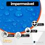 Imagem de Lona 12x10 Azul Impermeavel Piscina Barraca Camping Telhado em Polietileno 10x12 + Corda