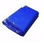 Imagem de Lona 4x4 Impermeável Plastico Encerado Azul Multiuso Piscina Cobertura Proteção em reforma