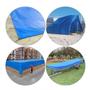 Imagem de Lona 4x5 Azul Impermeavel Piscina Barraca Camping Telhado