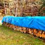 Imagem de Lona 8x12 Impermeável Barraca Camping + Corda Trançada 10Mt