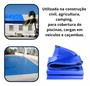 Imagem de Lona azul caminhao 75g tam  p/m2   4 x 4