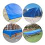 Imagem de Lona Azul Camping Piscina Impermeável 4x5 + Corda Multiuso