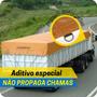 Imagem de Lona Caminhão Locomotiva PVC  Laranja/Preto Com Argola 3x2