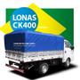 Imagem de Lona Ck400 Azul X Preta 8x5 Metros em Pvc Para Cobertura Estática