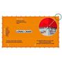 Imagem de Lona CK600 Vermelha 2.5x2.5 Metros em PVC Com 1/2 Argola