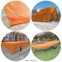 Imagem de Lona Encerado 5x4 Metros Carreteiro Piscina Festa Cobertura Camping Construção Impermeável laranja