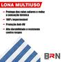 Imagem de Lona Listrada Multiuso Barraca De Feira Metro Linear 10x2m