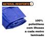 Imagem de Lona Plastica Cobertura Impermeavel Azul 8x4 Starfer 