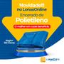 Imagem de Lona Plastica Encerado C/ Ilhos De Aço Por Metro Azul 3X3 102 Micras 70Gr Por Mt2 Caminhão