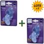 Imagem de Lote c/ 2 - Chupeta 100% Silicone Avent Soothie Dupla Azul