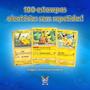 Imagem de Lote Pack 100 Cartas Pokémon Mais 1 Pokémon Shiny Garantido