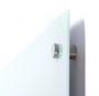 Imagem de Lousa De Vidro Quadro Branco 2,50 X 1,20 C/ Suporte E Kit