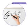 Imagem de Lousa Escolar 40x30 Cm Quadro Branca Ideal Para Crianças adultos aprender estudar anotações