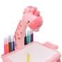 Imagem de Lousa Mágica Crianças Mesinha Desenho Com Projetor Brinquedo Educativo Infantil Portátil Interativo Cor Rosa