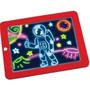 Imagem de Lousa Magica Tablet Magic Led Canetinhas Coloridas Neon 3D