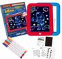 Imagem de Lousa Magica Tablet Magic Led Canetinhas Coloridas Neon 3D