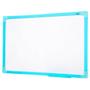 Imagem de Lousa Quadro Branco 40x30cm Moldura Soft Colors Colorido Com Caneta