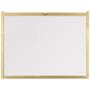 Imagem de Lousa Quadro Branco UV 3mm Standard Office 120x90 cm Moldura Luxo de Madeira Pinus para Escritório