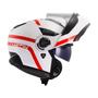 Imagem de Ls2 capacete strobe ii ff908 autox wht/red 58/m