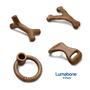 Imagem de Lumabone Real Bacon Medium - Brinquedo para Cães (4 Unidades) - Fabricado nos EUA
