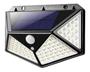 Imagem de Luminária 100 Leds Com Sensor De Presença Arandela Solar