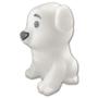 Imagem de Luminária Abajur De Mesa Cachorrinho Branco Grande Menino