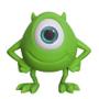 Imagem de Luminária Abajur De Mesa Personagem Mike Wazowski Monstros SA Disney Usare Led 3D