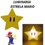 Imagem de Luminaria Abajur Estrela Super Mario Geek