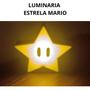 Imagem de Luminaria Abajur Estrela Super Mario Geek