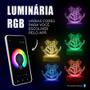 Imagem de Luminária Abajur Harry Potter Hogwarts Cores RGB Bluetooth