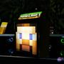 Imagem de Luminária Abajur Minecraft Creeper e Steve Decoração Geek