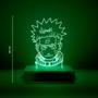Imagem de Luminária Abajur Naruto Cores RGB Bluetooth