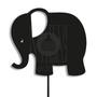 Imagem de Luminária Abajur Parede Elefante Madeira G9 30cm Decoração