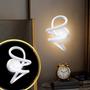 Imagem de Luminária Arandela 24W Teto Parede Anel Infinito Duplo 3x1 LED Lustre Plafon Gimpo KJGD-339-BRANCO