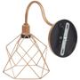 Imagem de Luminária Arandela de Parede Aramada Cálice Industrial Retro Cobre Rose Gold Agp Ilumini Vintage