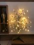 Imagem de Luminária Árvore Led Natal Abajur Branco Quente 72 Leds 110V