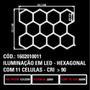 Imagem de Luminária colméia hexagonal em Led com 11 células CRI90 (110V/220V)