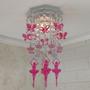 Imagem de Luminária Com Pingete Bailarinas Quarto De Menina Decorar