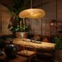 Imagem de Luminária de Bambu LED para Cozinha - Estilo Candelábro