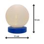 Imagem de Luminária de Mesa 3d Forma de lua Cheia Base Azul