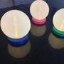Imagem de Luminária de Mesa 3d Forma de lua Cheia Base Preto
