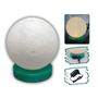 Imagem de Luminária de Mesa 3d Forma de lua Cheia Base Verde