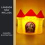 Imagem de Luminária de Mesa Abajur Infantil Quarto Menina Disney Castelo Da Bela Usare